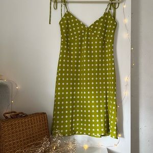 Levi's Green Floral Mini Dress